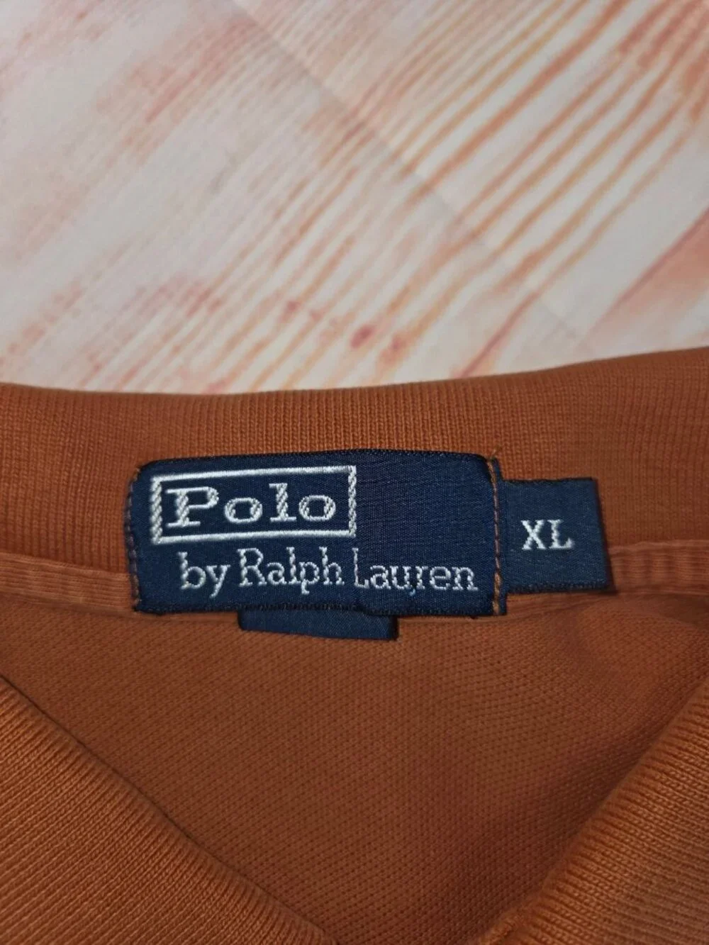 Polo Ralph Lauren Mens Burnt Orange Polo XL